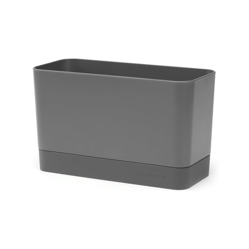 Органайзер для раковины, 19 см, пластик/силикон, темно-серый (Dark Grey), серия Кухонные аксессуары и весы, Brabantia